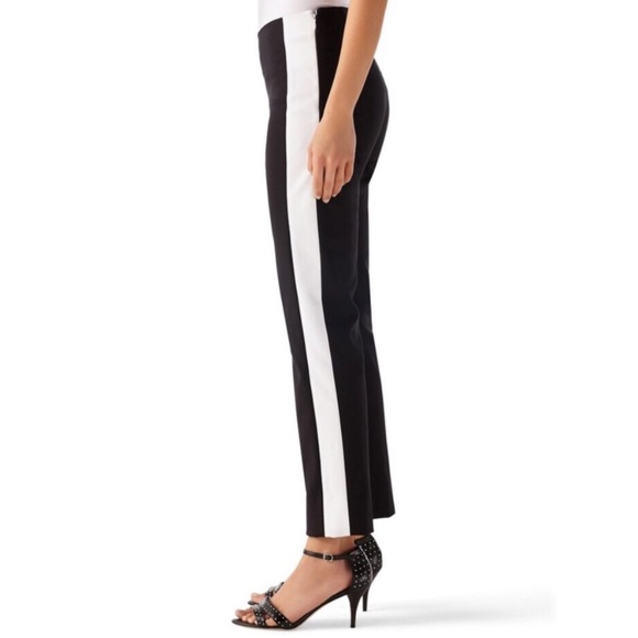 WHBM Tuxedo Side Stripe Taper Ankle Pants - Picture 4 of 12